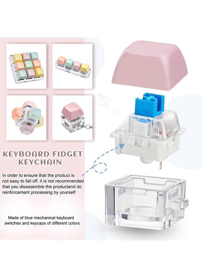 Taiyin Taiyin Decompression Toys Keyboard Clicker Toy Keyboard Cube Toy Mechanical Key Toy Keyboard Button Stress Relief for Adult Gifts to Relief Pass Time  - Image 3