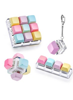 Taiyin Decompression Toys Keyboard Clicker Toy Keyboard Cube Toy Mechanical Key Toy Keyboard Button Stress Relief for Adult Gifts to Relief Pass Time