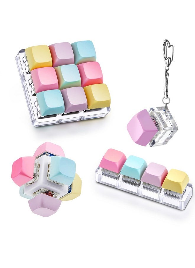 Taiyin Taiyin Decompression Toys Keyboard Clicker Toy Keyboard Cube Toy Mechanical Key Toy Keyboard Button Stress Relief for Adult Gifts to Relief Pass Time  - Image 1