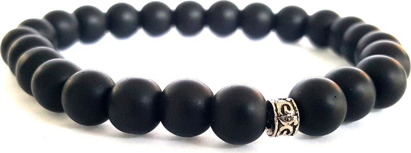 Natural Stone Onix and Tiger Eye Bracelet Set