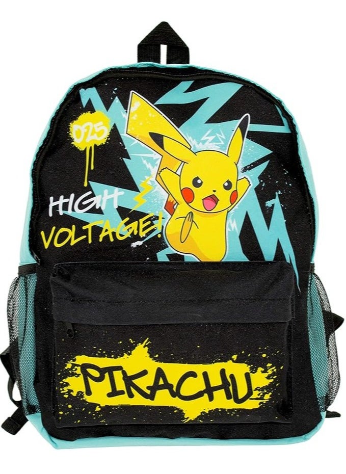 Generic - Pokemon Backpack Kids School Bags Pokemon Rucksack Back to School Backpack for Boys & Girls Pikachu Large Backpack for School - Image 1
