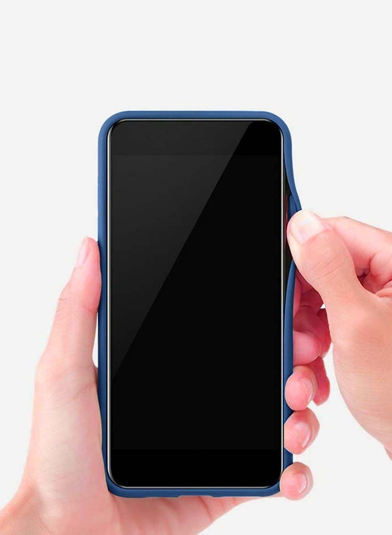 Wtech vivo Y19s 4G 2024 Premium Liquid Silicone Case Cover - Blue - Image 5