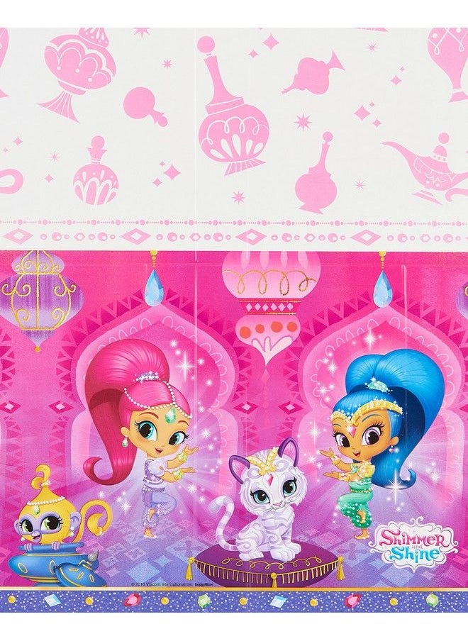 American Greetings - Shimmer And Shine Party Supplies Plastic Table Cover (1Count) - Image 1