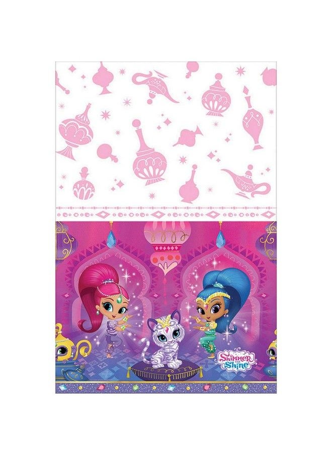 American Greetings - Shimmer And Shine Party Supplies Plastic Table Cover (1Count) - Image 1