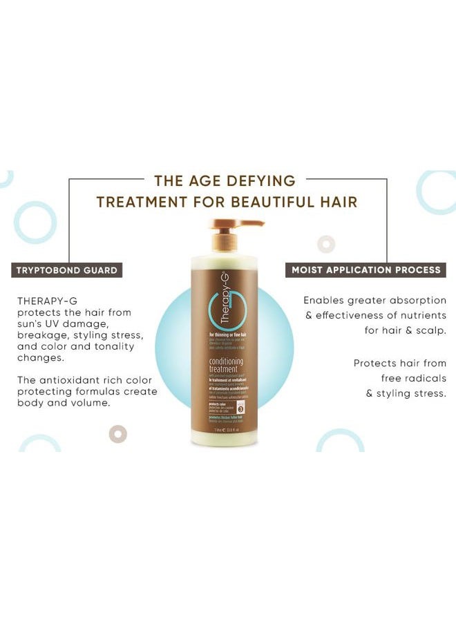 Therapy-G Conditioning Treatment for fine and thinning hair and hair loss 250ml 8.5 oz - Image 3