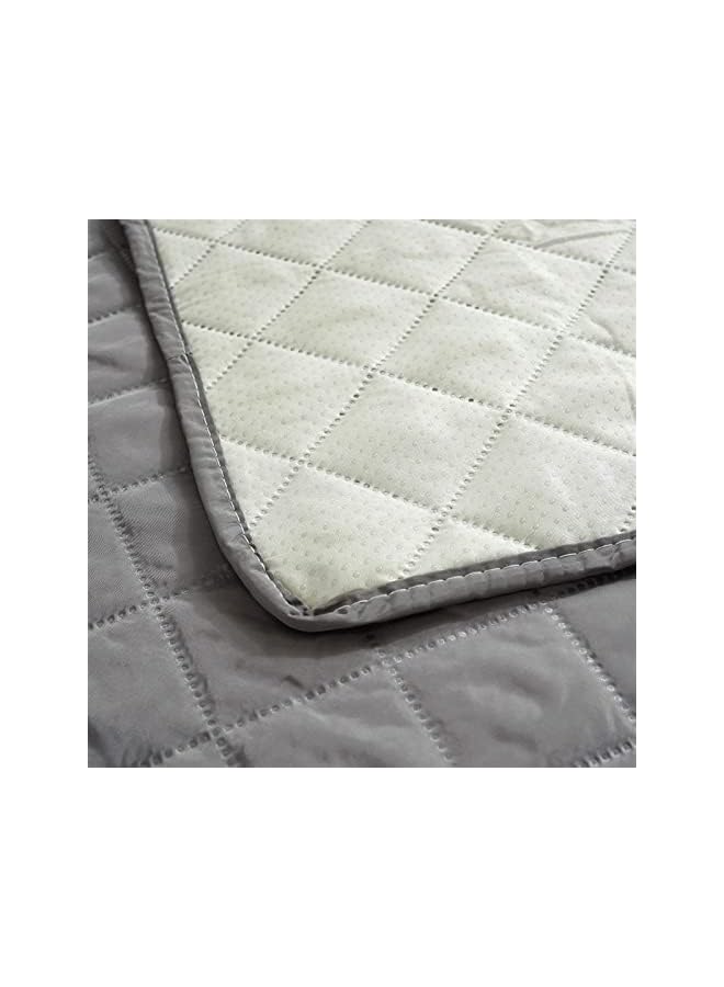 The Bros غطاء أريكة مقاوم للماء 1/2/3 مقاعد مبطن مضاد للتآكل للأرائك للكلاب والحيوانات الأليفة والأطفال وكراسي الاسترخاء (اللون: كاكي، الحجم: 3 مقاعد) - Image 3