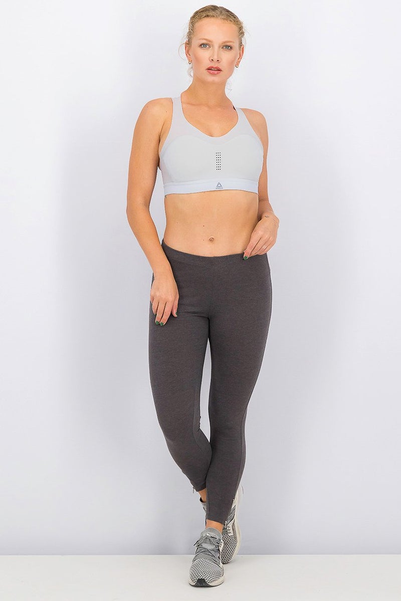 Reebok Women Pure Move Light Padded Sports Bra, Grey - Image 2