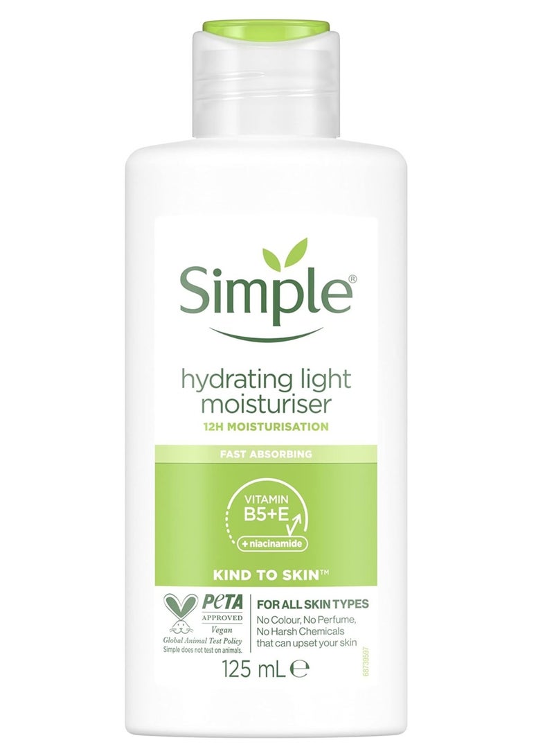 Simple Hydrating Light Moisturiser 125ml - Image 1