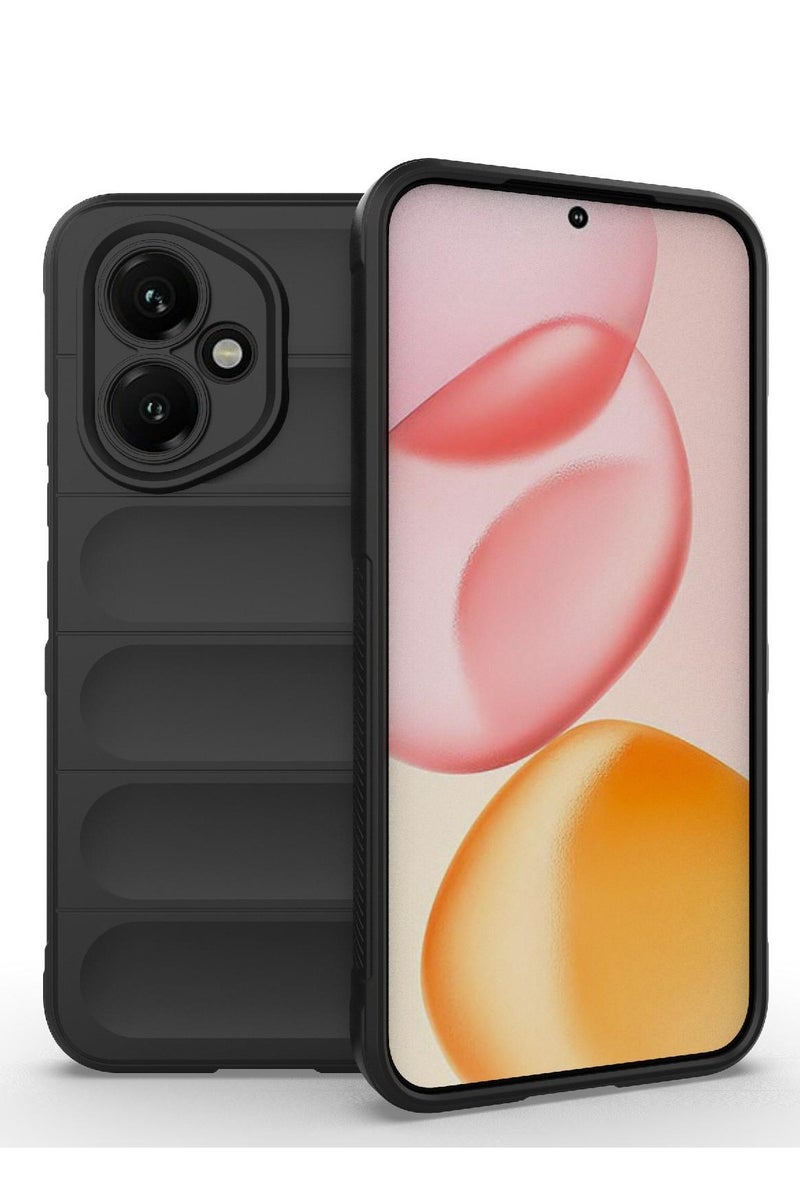 Phone case cover Magic Shield TPU + Silicone Shockproof Phone Case For  Honor 400 (Black) - Image 1