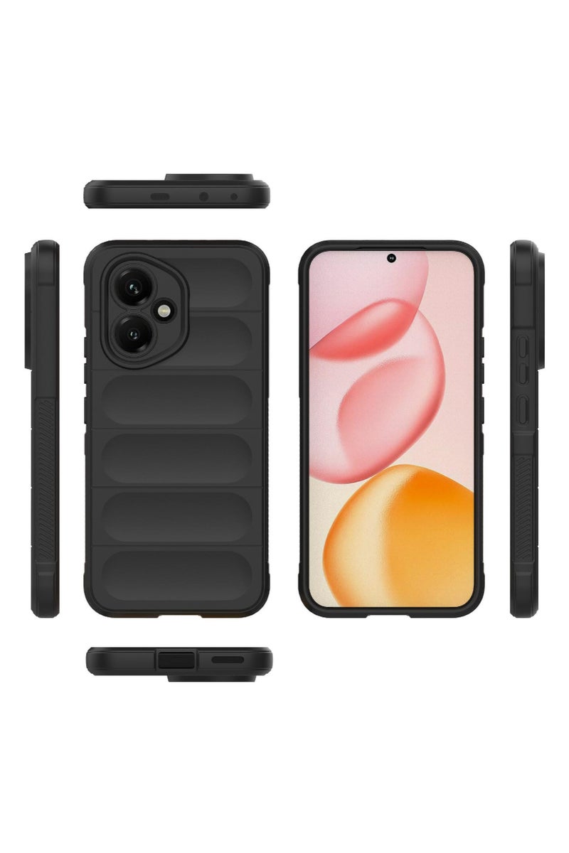 Phone case cover Magic Shield TPU + Silicone Shockproof Phone Case For  Honor 400 (Black) - Image 2