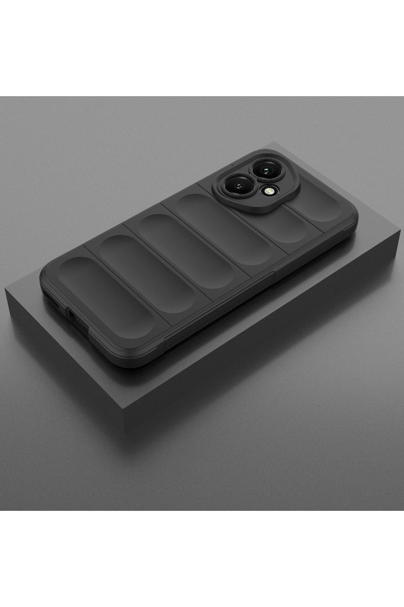 Phone case cover Magic Shield TPU + Silicone Shockproof Phone Case For  Honor 400 (Black) - Image 3
