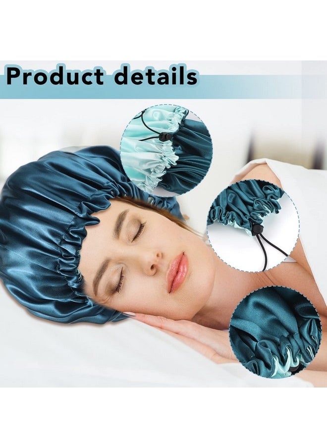 2 Pack Satin Bonnet Silk Bonnet For Sleeping, Adjustable Double Layer Satin Bonnet For Natural And Curly Hair Silk Cap Hair Bonnet For Sleeping - pzsku/Z2628BFC7064A16AF76ECZ/45/_/1730726740/f66d9e13-99f6-4dac-9625-34c02a29018a