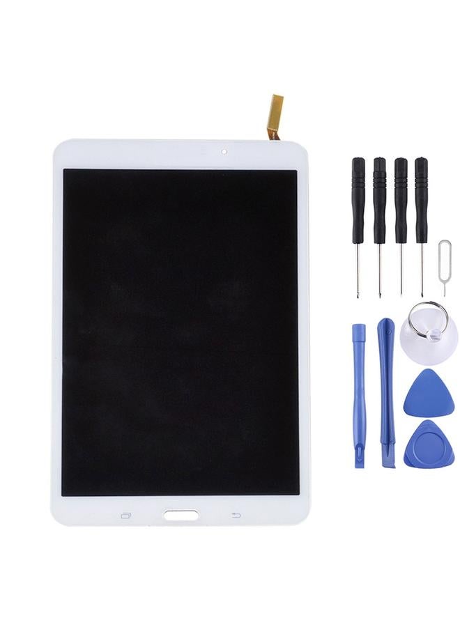 erorex Replacement LCD Display + Touch Panel for Galaxy Tab 4 8.0 / T330 WiFi Version White - Image 1