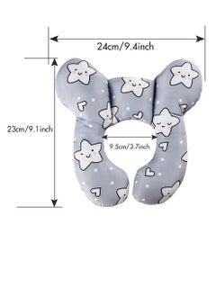 Daytoyz Baby Travel Pillow Pushchair Car Seat Soft Head and Neck Support Pillow Baby Travel Neck Pillow Suitable for Babies 0-1 Years Old  - Image 4