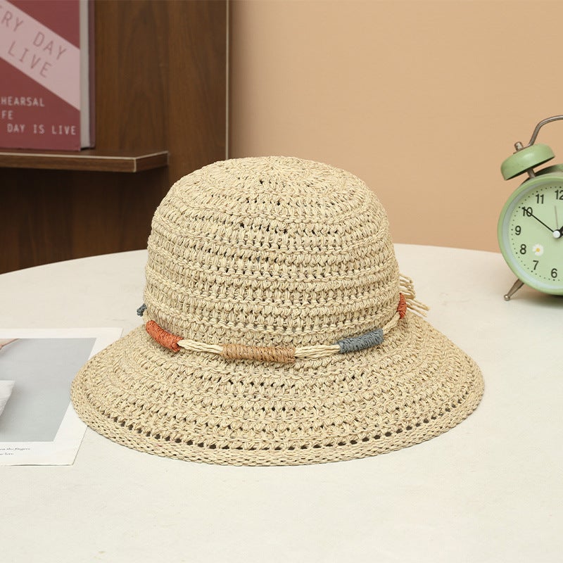 UPF 50+ Cotton Blend Wide Brim Sun Hat for Women - Adjustable Large Size Summer Bucket Hat, Breathable Lightweight UV Protection Beach Cap for Outdoor  Travel