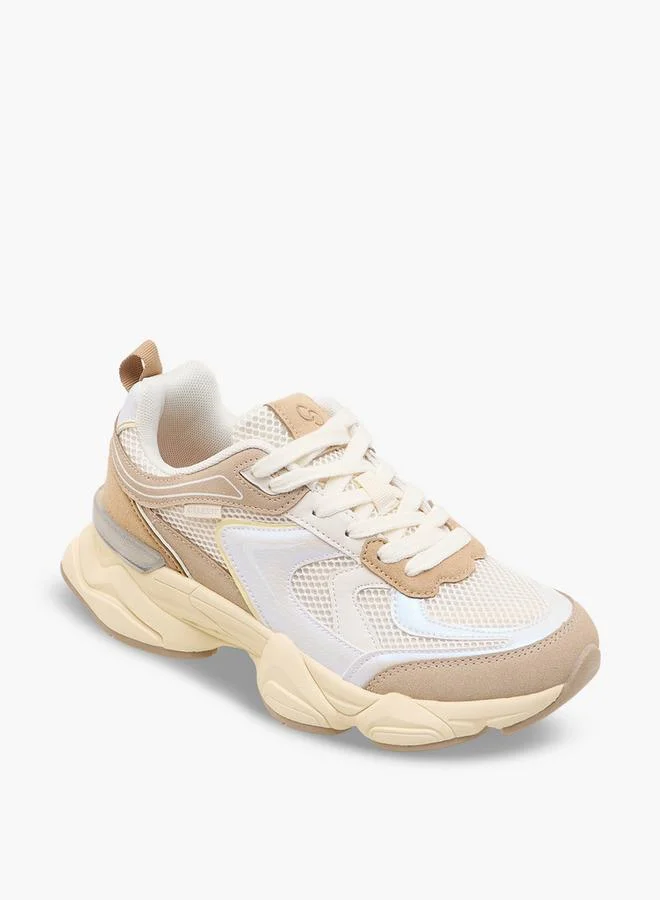 سيليست Women Mesh Panel Lace-Up Sneakers