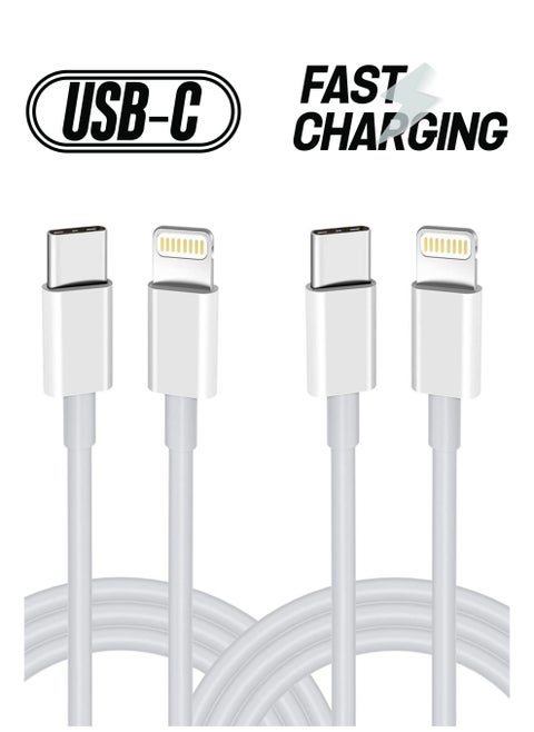 USB C to Lightning Cable 2PACK 1M Fast Charger Cable, iPhone Charger Cord Compatible with iPhone 14/13/12/11 Pro Max/XS MAX/XR/XS/X/8/7/Plus