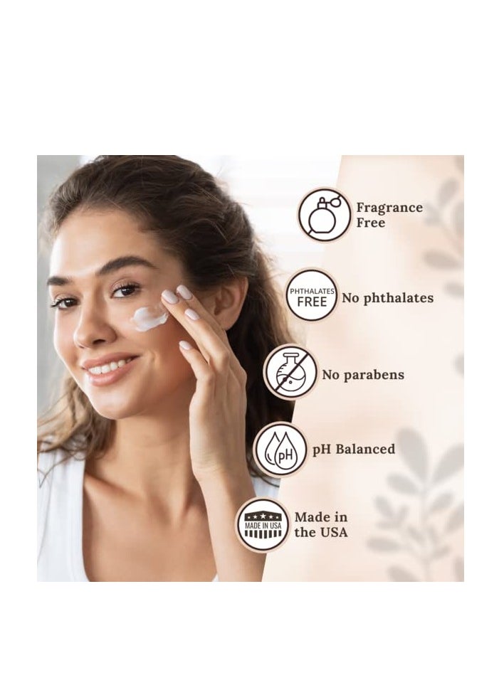 Wild Naturals - Manuka Honey Cream Moisturizer for Dry Skin - Eczema Honey Cream Face Moisturizer for Sensitive Skin - Soothing & Redness Relief Face Cream for Dry Skin - Face, Hand & Body Moisturizer for Women & Men - Image 1
