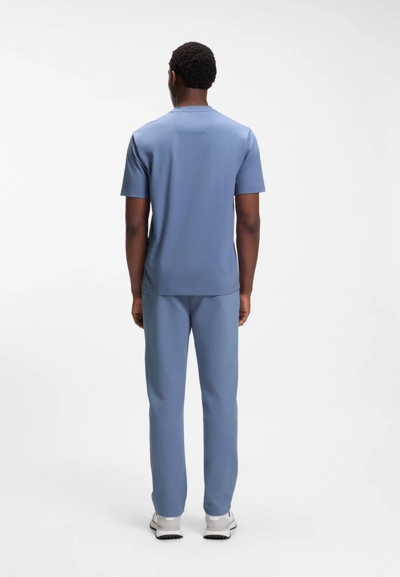 بوس Stretch-cotton T-shirt with logo artwork