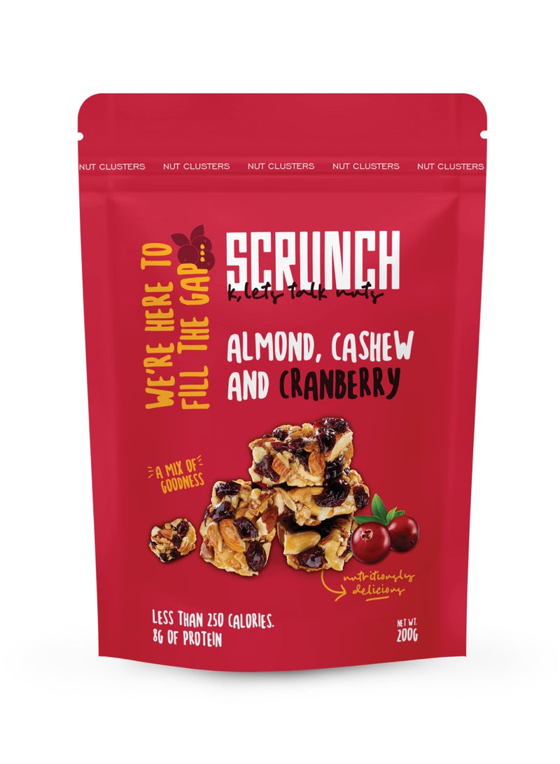 SCRUNCH Almond Cashew & Cranberry Clusters - Image 1
