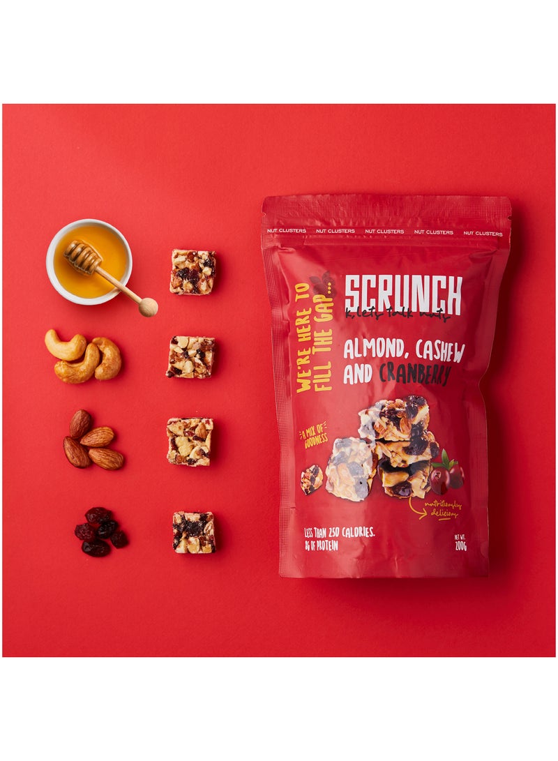 SCRUNCH Almond Cashew & Cranberry Clusters - Image 5