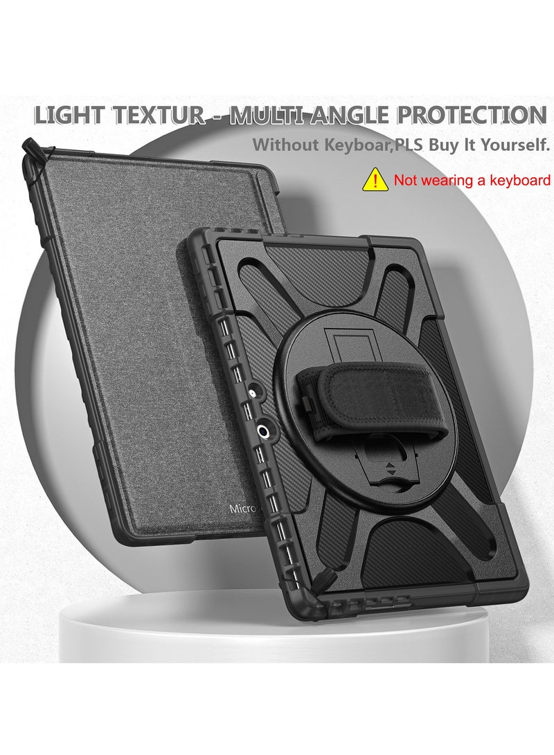 Tablet case full body shockproof 360° stand rugged case compatible with Microsoft Surface Pro 9 compatible professional keyboard, tablet case compatible Surface Pro 9 tablet - Image 5