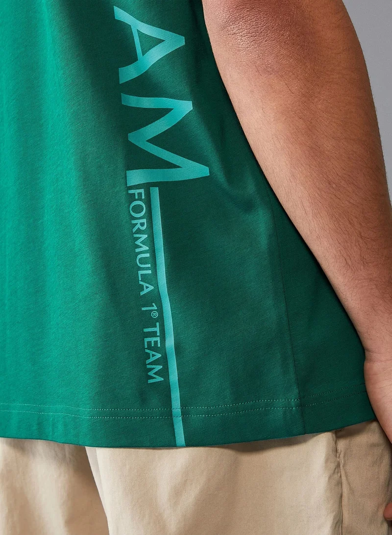 Aston Martin  ASTIN MARTIN F1 FW AMF1 OVERSIZED T-SHIRT for Men | Best Price UAE