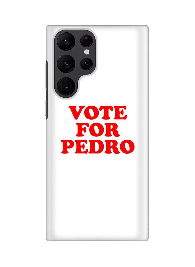 ستايلايزد جراب لهاتف جالاكسي S22 ألترا  5G رفيع سناب كلاسيك سيريز شيلد بطباعة نهائية غير لامعة - صوت لبيدرو - Image 1