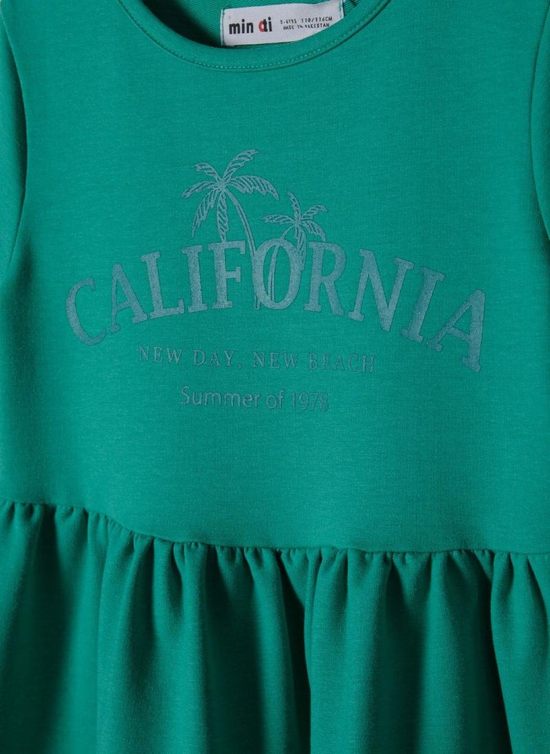 MINOTI Tiered Jersey Dress  - Image 4