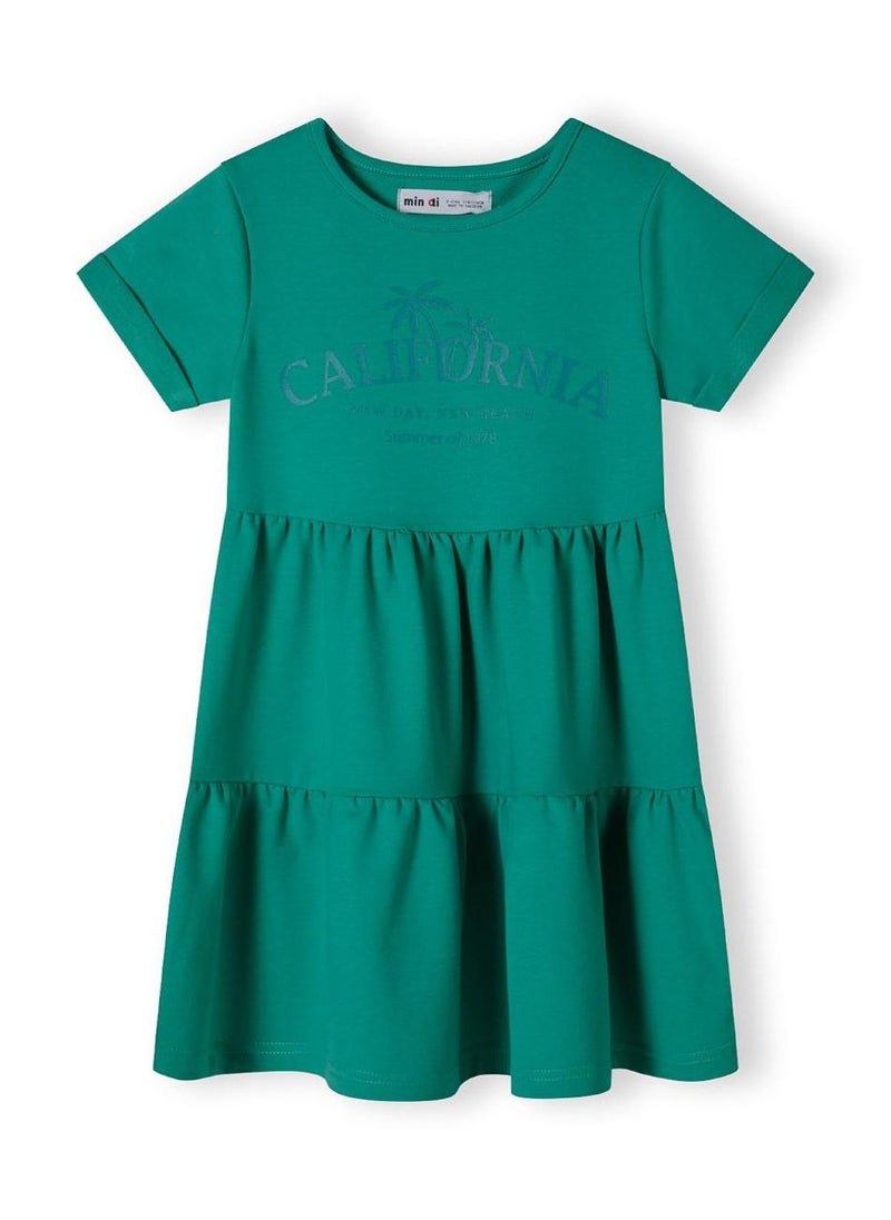 MINOTI Tiered Jersey Dress  - Image 2