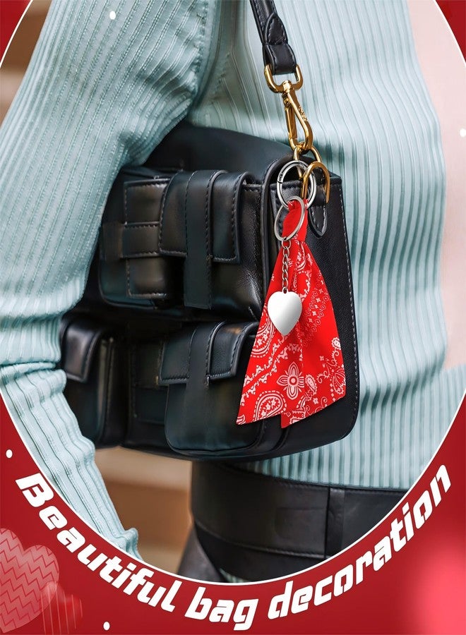 Remuuly Bag Charm for Women Western Bandana Bow Pearl Heart Charm Fashion Hip Hop Punk Bags Charms for Bag Tote Accessories - Image 3