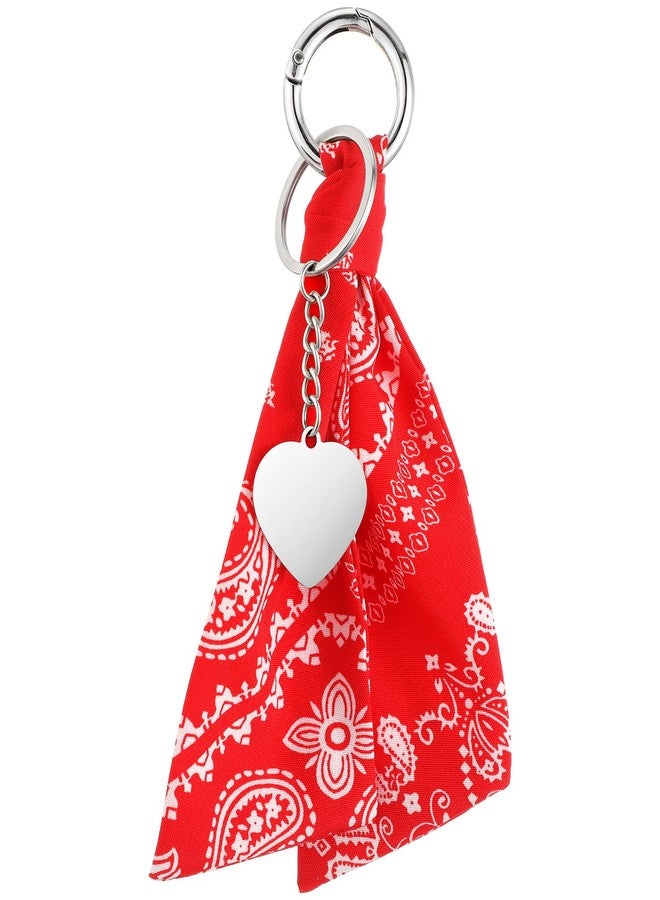 Remuuly Bag Charm for Women Western Bandana Bow Pearl Heart Charm Fashion Hip Hop Punk Bags Charms for Bag Tote Accessories - Image 1