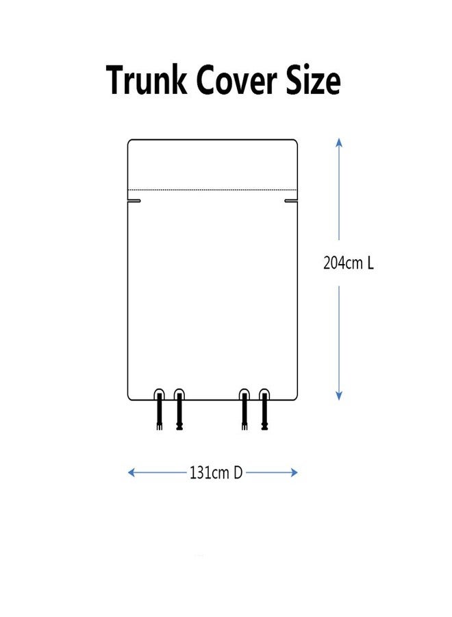 J&C Trunk Dog Cover Car Trunk Cover Heavy Duty Dog Trunk Cover Pet Cargo Liner SUV Trunk Cover for Dogs Waterproof Pet Cargo Liner for SUV Dog Trunk Cover for SUV Dog Car Seat Cover for Back Seat - Image 3