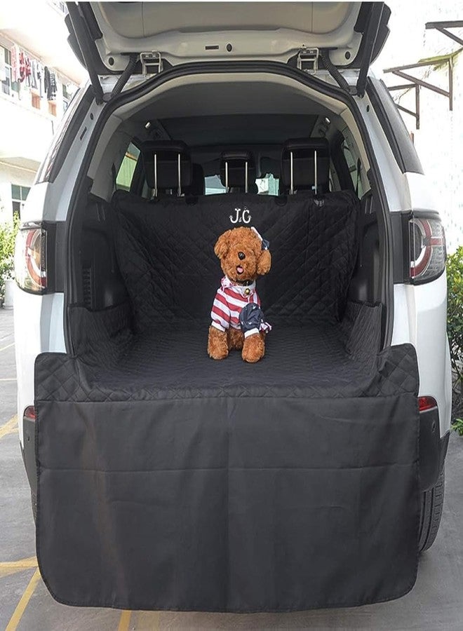 J&C Trunk Dog Cover Car Trunk Cover Heavy Duty Dog Trunk Cover Pet Cargo Liner SUV Trunk Cover for Dogs Waterproof Pet Cargo Liner for SUV Dog Trunk Cover for SUV Dog Car Seat Cover for Back Seat - Image 1