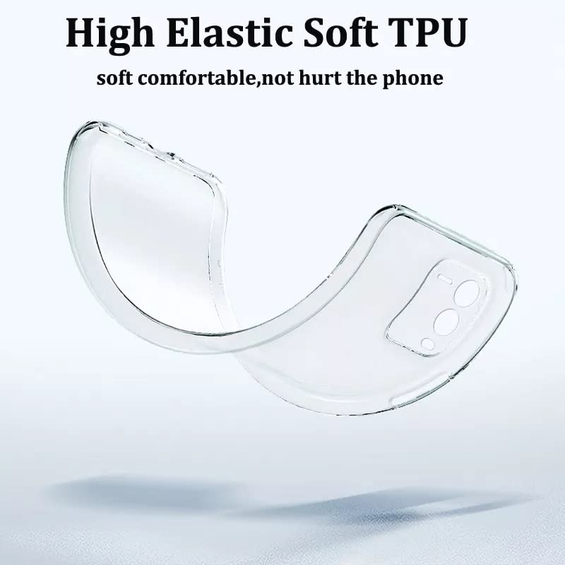 Realcase غطاء خلفي سيليكون شفاف لكاميرا كريستال كلير فيفو V25 برو 5G | تصميم واقي غطاء خلفي شفاف لكاميرا فيفو V25 برو 5G - Image 3