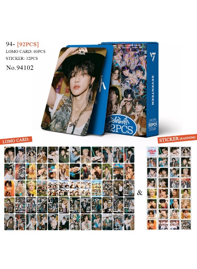 Comprehensive Seventeen Card Always Yours Peripheral Photo Card 92psc Rare Card Double-sided Lomo Card - Image 1