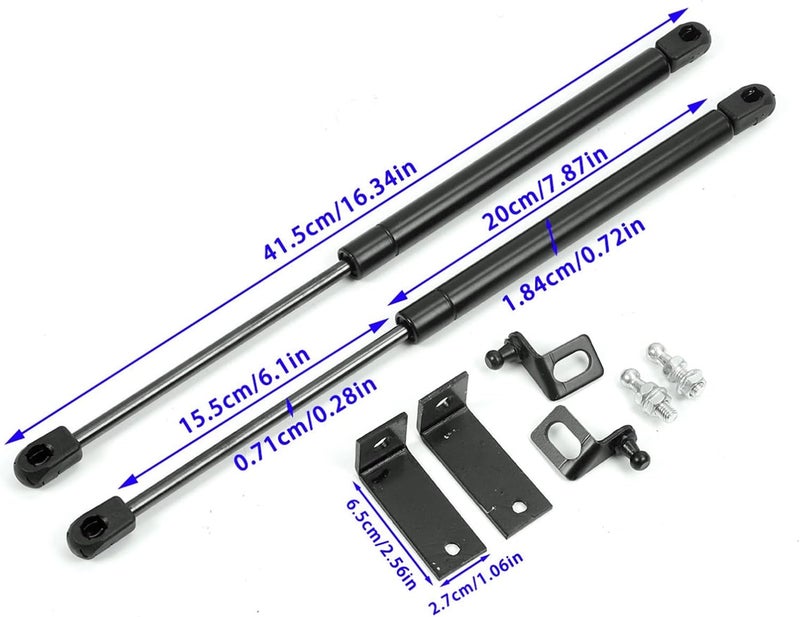 Wivplex Front Engine Cover Hood Lift Struts for Focus MK4 - Image 2