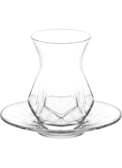 Paşabahçe Lav Alya 24 Piece Tea Set for 12 People
