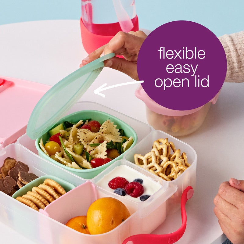 B.Box Lunch Tub for Kids & Family | Leakproof Food Container | 13.5 fl oz Capacity | Microwave & Dishwasher Safe | BPA Free-Berry - Image 4