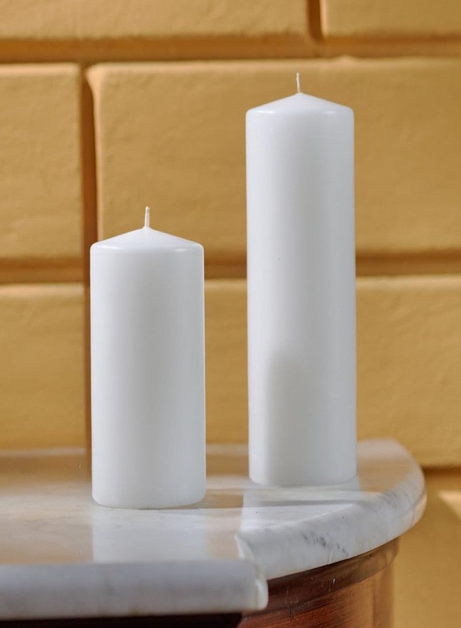 Simply Soson 2.5x6 inch White Pillar Candles, White Candle, Set of 6 Pillar Candles Bulk 2.5x6, Emergency Tall Candle, Wax Candle, Unscented Candles, Candle Pack Cone Tip Pillar - Image 5