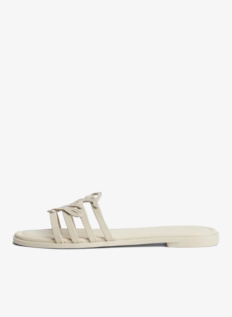 Tommy Hilfiger Logo Strap Leather Mules