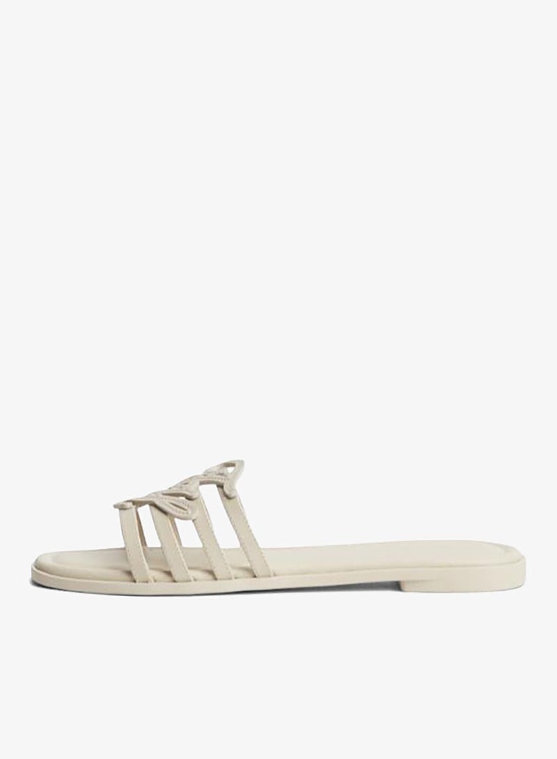 TOMMY HILFIGER Logo Strap Leather Mules - Image 3