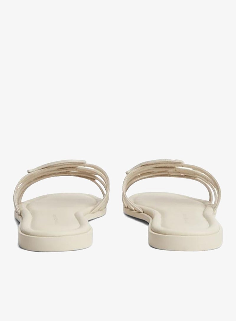 TOMMY HILFIGER Logo Strap Leather Mules - Image 5