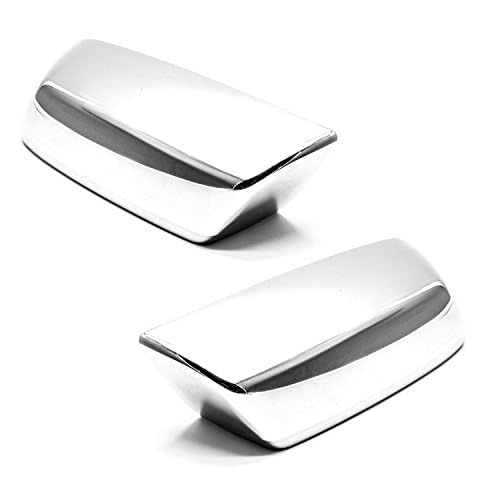 S SIZVER Sizver Chrome Door Mirror Cover For 2014-2018 Chevy Silverado 1500 ^Top Half^ - Image 2