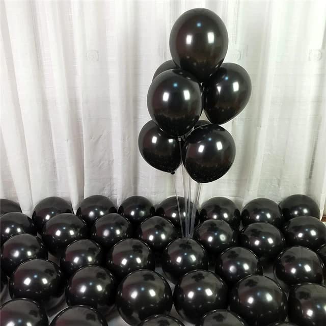 Flyloons Black Pink Balloons Pack of 50 for birthday decoration items also suitable for Anniversary, Wedding, Celebration, Party - Image 3