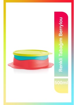 Tupperware Colorful Plate Berrylou 500 ml  - Image 1