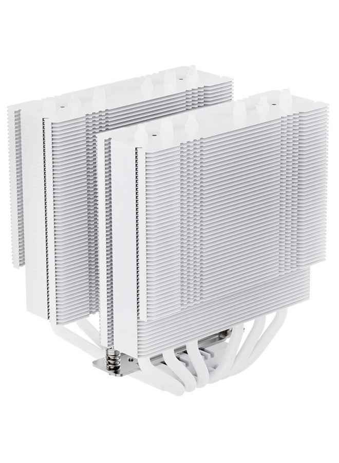Segotep Fengzun 6 Pro White Tower Air Cooler (6 Nickel-plated Copper Heat Pipes / Dual-tower Matrix / Compatible With Amd/am5/intel Platforms, Metal Mounting Brackets) - Image 3