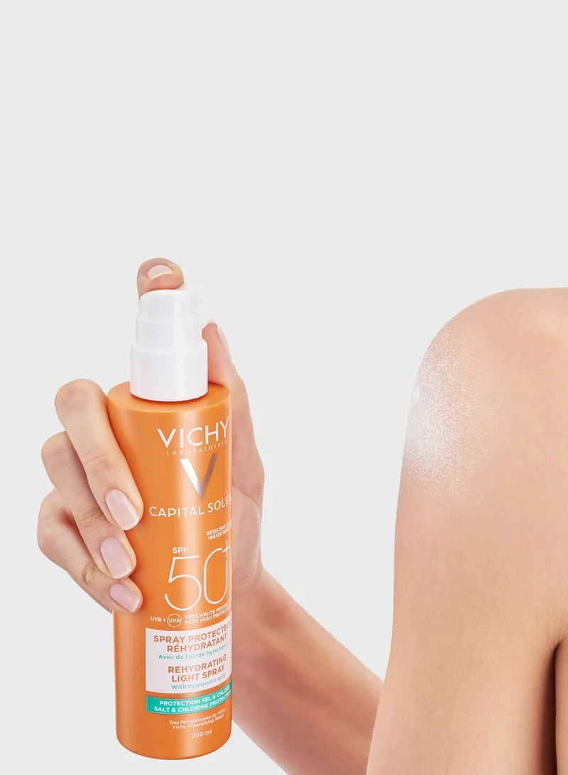 VICHY Capital Soleil Rehydrating Light Spray Spf 50 200ml
