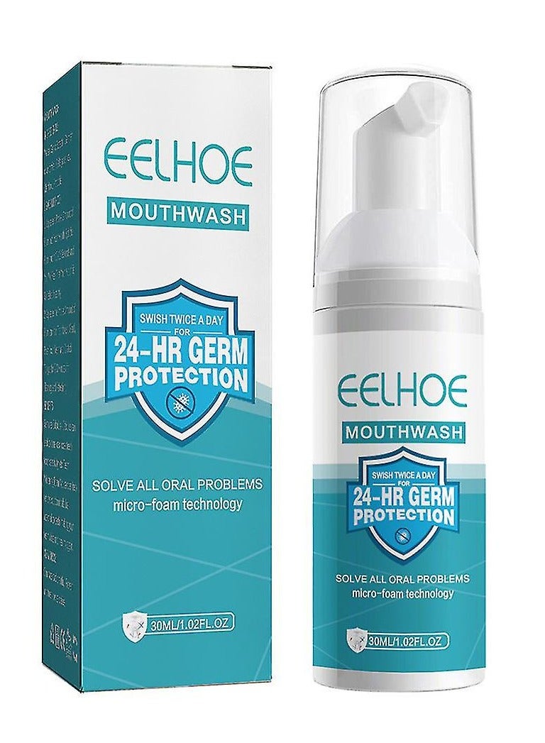 EELHOE Removal Teeth Mousse Toothpaste Whitening Foam Mouth Wash Teethaid Mouthwash - Image 1