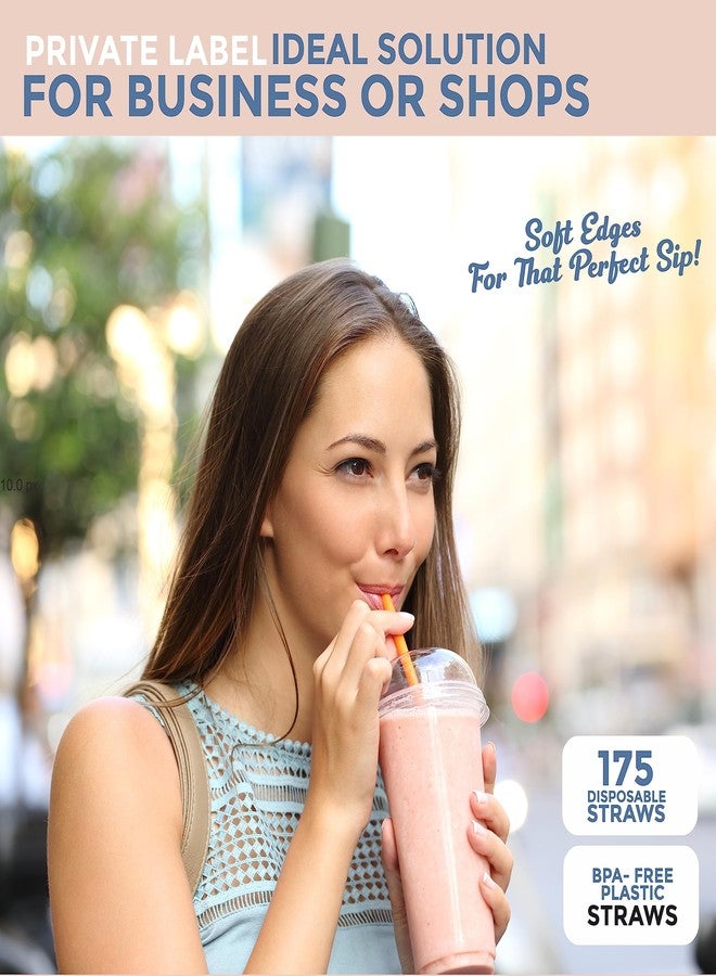 SIPWELL 175 شفاطات طويلة مرنة قابلة للتصرف - شفاطات بلاستيكية ملونة لعيد الميلاد - Image 4
